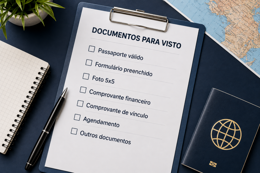 Documentos para visto: como organizar tudo antes de iniciar o processo?