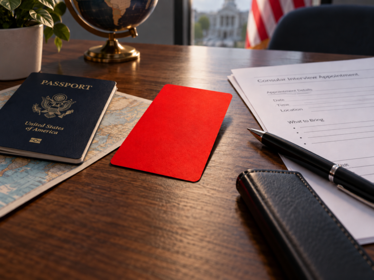 Entrevista do visto americano: como evitar um “cartão vermelho” no consulado